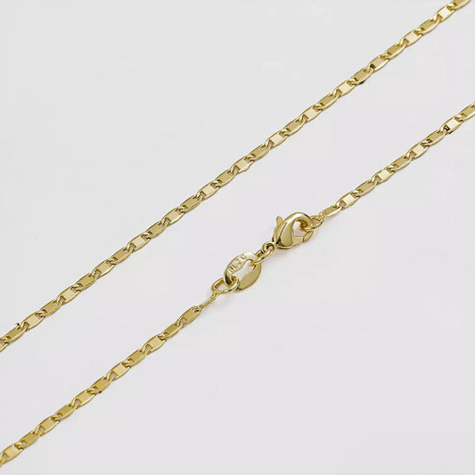 Cadena escalera plana 2mm grosor 65 cm